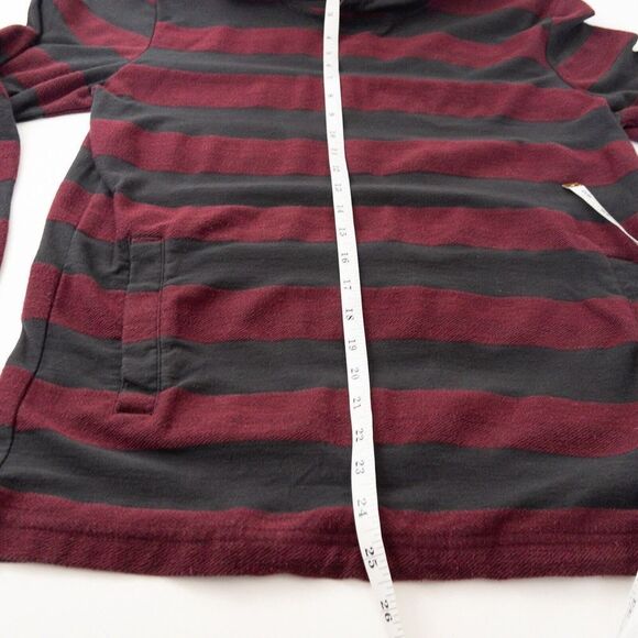 Vans Hoodie Maroon & Black Small Front‎ Pocket - Picture 9 of 10